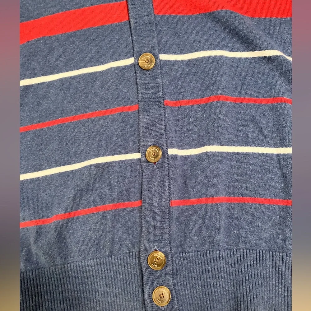 Tommy Hilfiger Colorblock Cardigan Sz L